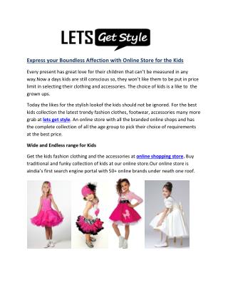 Online shopping with lets get style- letsgetstyle.com