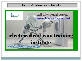 electrical cad coures in bangalore