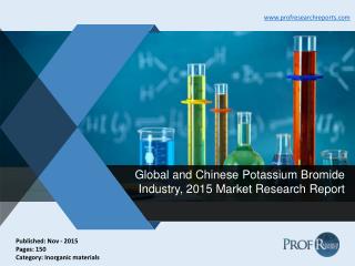 Potassium Bromide Industry Size, Share, Analysis 2015 | Prof Research Reports