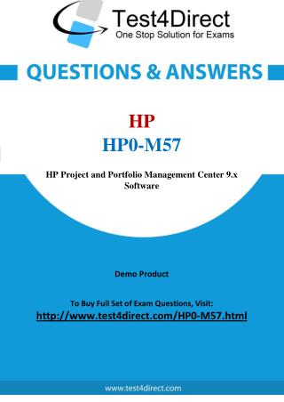 HP HP0-M57 Test - Updated Demo