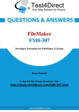 FileMaker FM0-307 Test - Updated Demo