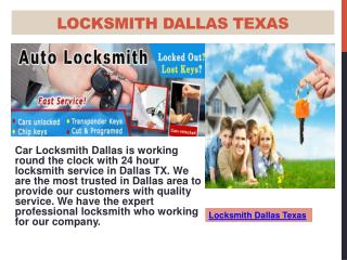 Locksmith Dallas Texas