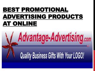 Best promotional advertising products at online