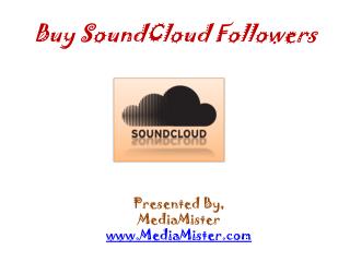 Buy SoundCloud Followers