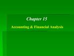 Accounting Financial Analysis