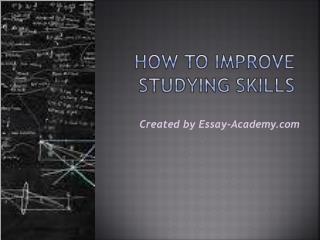 How to Improve Studying Skills