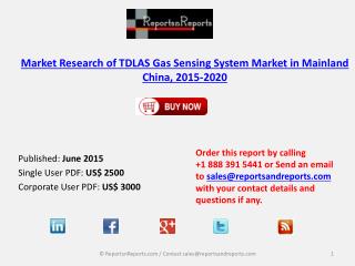 Analysis on TDLAS Gas Sensing System Market in Mainland China 2020