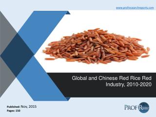 Global and Chinese Red Rice Red Industry Trends, Growth, Analysis, Share 2010-2020