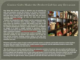 Cookie Gifts Make the Perfect Gift for any Occasion
