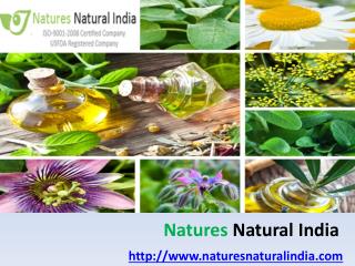 Buy 100% Pure & Certified Organic Oils @ Naturesnaturalindia.com!!