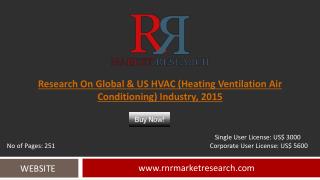 Global and US HVAC (Heating Ventilation Air Conditioning) Market Trends and Growth Analysis to 2015