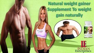 Natural Treatment For Weigh Gain