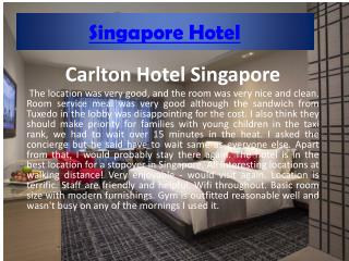 Singapore Hotels: Cheap Hotels in Singapore