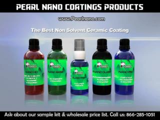 There is now something better. Pearl Nano Coatings