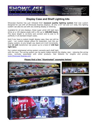 Display Case and Shelf Lighting kits