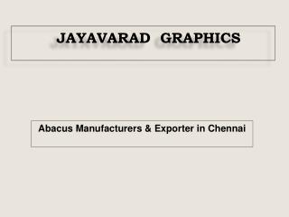 Abacus Manufacturers & Exporter in Chennai
