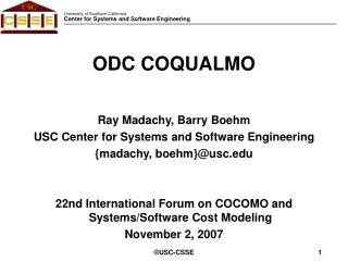 ODC COQUALMO