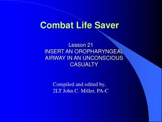 Combat Life Saver