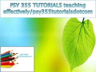 psy 355 entire course View homework help - psy 355 entire course from uop courses at university of phoenix psy 355. psy 355 entire course View homework help - psy 355 entire course from uop courses at university of phoenix psy 355.