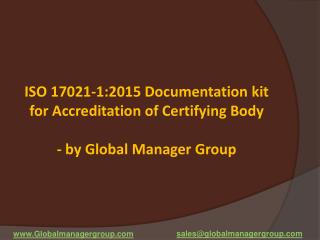 ISO 17021-1:2015 Accreditation to Certifying Body