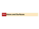 Functions and Surfaces