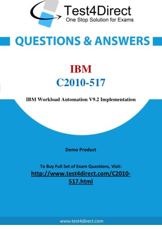 C2010-517 IBM Exam - Updated Questions