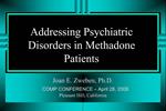 Addressing Psychiatric Disorders in Methadone Patients
