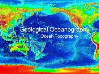 Geological Oceanography