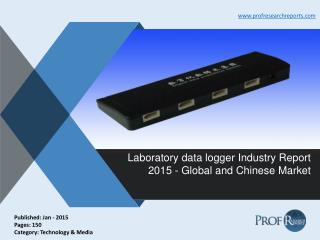 Laboratory Data Logger Industry Share, Size, Trends 2015 | Prof Research Reports