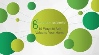 10 Ways to Add Value to Your Home