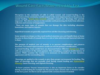 Wound Care Facts Made Incredibly Fast