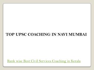 Top upsc coaching in navi mumbai