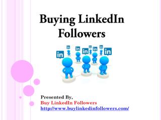 Buying LinkedIn Followers