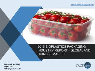 Global and Chinese Bioplastics Packaging Market Trends, Growth 2015 | Prof Research Reports