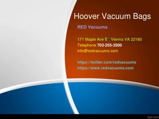 Hoover Vacuum Bags