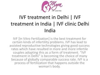 IVF treatment in Delhi IVF treatment in India IVF clinic Delhi India