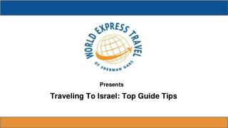 Top Guide Tips For Traveling To Israel