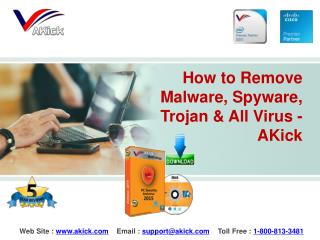 How to Remove Malware, Spyware, Trojan & Any Virus - AKick