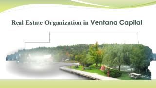 Real Estate Organization In Ventana Capital