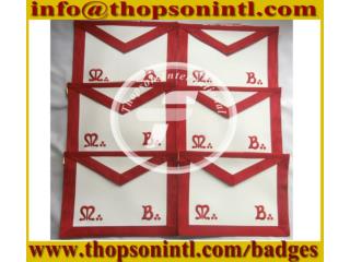 Masonic French rite apron MB