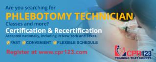 Phlebotomy Technician Certification and Recertification NYC, NY