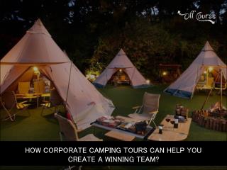 How Corporate Camping Tours Can Help You Create A Winning Team?