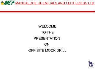 MANGALORE CHEMICALS AND FERTILIZERS LTD.