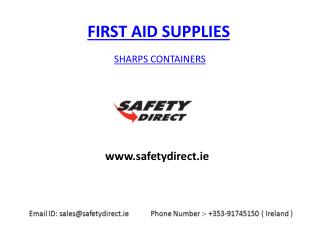 Sharps Containers in Ireland at safetydirect.ie