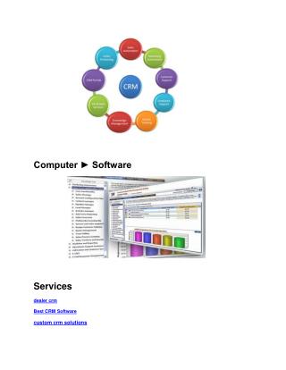 web based custom Best CRM Software solutions online lead management