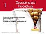 PowerPoint presentation to accompany Heizer and Render Operations Management, 10e Principles of Operations Management