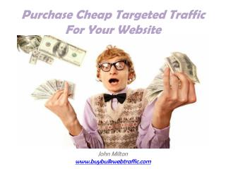 Buy Cheap Targeted Website Traffic