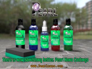 Pearl Nano Coatings react with the substrate surfaces and form an “abrasion resistant” coating with extremely high bo