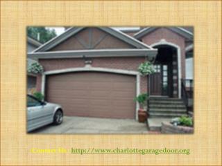 Garage Doors Specialists in Charlotte