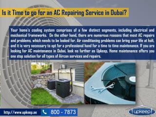 Best and Inexpensive AC Repairing Service in Dubai